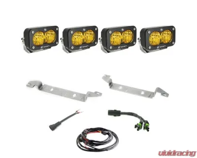 Baja Designs S2 Sport OEM Fog Light Replacement Kit Toyota Sequoia 2023-2024 - 448185