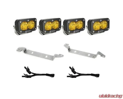 Baja Designs S2 Sport Dual Fog Pocket Light Kit Toyota Tacoma 2024+ - 448259