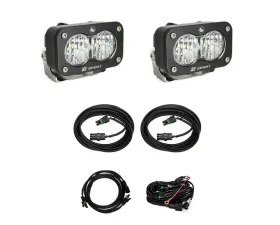 Baja Designs S2 Sport Wide Cornering Clear Dual Reverse Light Kit w/ Toggle Wiring Ford F-250 | F-350 2023+