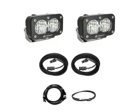 Baja Designs S2 Sport Wide Cornering Clear Dual Reverse Light Kit w/ Upfitter Wiring Ford F-250 | F-350 2023+