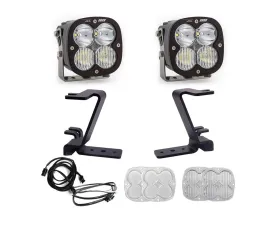 Baja Designs XL80 Driving Combo Clear Lens A-Pillar Light Kit w/ Upfitter Wiring Ford F-250 | F-350 2023+