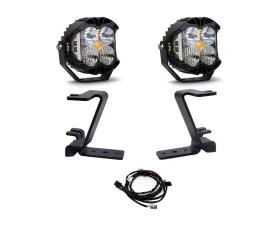 Baja Designs LP4 Driving Combo Clear A-Pillar Light Kit w/ Toggle Wiring Ford F-250 | F-350 2023+