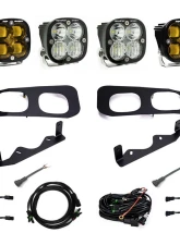 Baja Designs Amber Squadron SAE/Squadron Sport Dual Fog Pocket Light Kit w/ Toggle Wiring Ford F-250 | F-350 2023+                                     - 448226 - Image 2