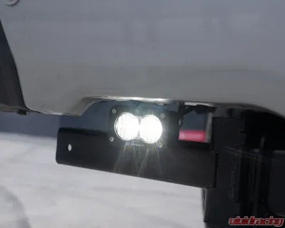 Baja Designs S2 Sport Wide Cornering Clear Dual Reverse Light Kit w/ Trailer Hitch Wiring Ford F-250 | F-350 2023+ - 448231