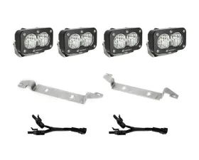 Baja Designs S2 Sport Dual Fog Pocket Light Kit Toyota Tacoma 2024+