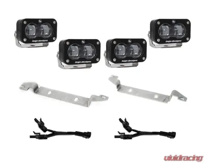 Baja Designs S2 SAE OEM Fog Light Replacement Kit w/ Clear Lens Toyota Tacoma 2024+ - 448239