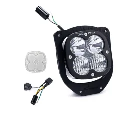 Baja Designs XL Pro Driving Combo Clear Headlight Kit w/ Hi-Low Harness Husqvarna 2024