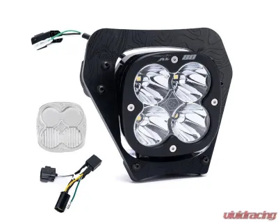 Baja Designs XL80 (D/C) Spot Clear Headlight Kit w/ Hi-Low Harness KTM 350 | 450 | 500 2024 - 677101
