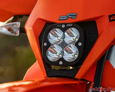 Baja Designs XL80 (D/C) Spot Clear Headlight Kit w/ Hi-Low Harness KTM 350 | 450 | 500 2024 - 677101