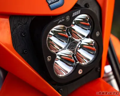Baja Designs XL80 (D/C) Spot Clear Headlight Kit w/ Dimmer Switch KTM 350 | 450 | 500 2024 - 677103