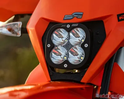 Baja Designs XL80 (D/C) Spot Clear Headlight Kit w/ Dimmer Switch KTM 350 | 450 | 500 2024 - 677103