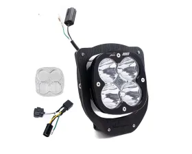 Baja Designs XL80 (D/C) Spot Clear Headlight Kit w/ Hi-Low Harness Husqvarna FE 350 | 501 | 450 2024