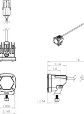 Baja Designs Universal Trail Clear S1 Black LED Auxiliary Light Pod - 38-0002                                     - 38-0002 - Image 2