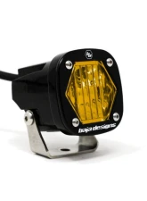 Baja Designs Universal Trail Amber S1 Black LED Auxiliary Light Pod                                     - 38-0012 - Image 4