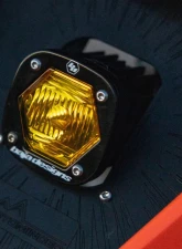 Baja Designs Universal Trail Amber S1 Black LED Auxiliary Light Pod                                     - 38-0012 - Image 4