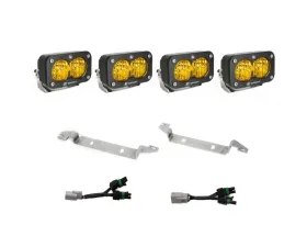 Baja Designs S2 Sport OEM Fog Light Replacement Kit - Amber | Driving/Combo Toyota 4Runner TRD Pro | Trailhunter 2024+