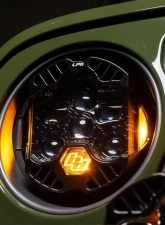 Baja Designs Amber DOT LP6 LED Headlight Kit w/ Halogen Jeep Wrangler | Gladiator 2018-2025                                     - 44-8312 - Image 3