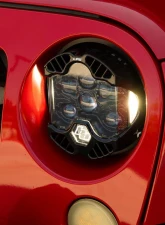 Baja Designs Amber DOT LP6 LED Headlight Kit Jeep Wrangler JK 2007-2018                                     - 44-8311 - Image 3