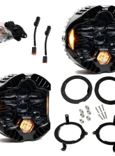 Baja Designs Amber DOT LP6 LED Headlight Kit w/ Halogen Jeep Wrangler | Gladiator 2018-2025                                     - 44-8312 - Image 3