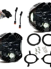 Baja Designs White DOT LP6 LED Headlight Kit w/ Halogen Jeep Wrangler | Gladiator 2018-2025                                     - 44-8313 - Image 3