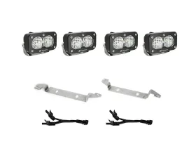 Baja Design Clear Wide Cornering S2 Sport OEM Fog Light Replacement Kit Toyota 4Runner 2025+