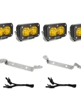 Baja Design Amber Wide Cornering S2 Sport OEM Fog Light Replacement Kit Toyota 4Runner 2025+                                     - 44-8281 - Image 3