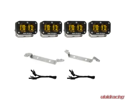 Baja Design Amber S2 SAE OEM Fog Light Replacement Kit Toyota 4Runner 2025+ - 44-8283