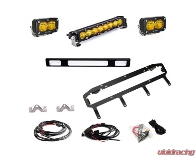 Baja Design Amber Multi-Pattern S8 10"/S2 Pro Grille Light Replacement Kit Toyota 4Runner TRD Pro 2025+ - 44-8294