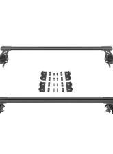 Go Rhino Textured Black XRS Cross Bars Truck Bed Rail Kit w/o Tonneau Covers Ram | Chevrolet | GMC 2007-2024                                     - 5935001T - Image 4