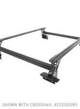 Go Rhino Textured Black XRS Cross Bars Truck Bed Rail Kit w/o Tonneau Covers Ram | Chevrolet | GMC 2007-2024                                     - 5935001T - Image 5