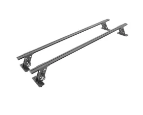 Go Rhino Textured Black XRS Cross Bars Truck Bed Rail Kit w/Tonneau Cover T-Tracks Ram | Jeep | Chevrolet 2006-2024