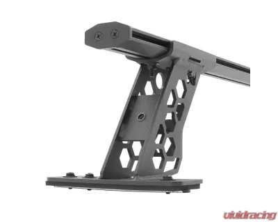 Go Rhino Textured Black XRS Cross Bars Truck Bed Rail Kit w/Tonneau Cover T-Tracks Ram | Jeep | Chevrolet 2006-2024 - 5935015T