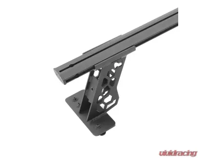 Go Rhino Textured Black XRS Cross Bars Truck Bed Rail Kit w/Tonneau Cover T-Tracks Ram | Jeep | Chevrolet 2006-2024 - 5935015T