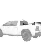 Go Rhino Textured Black XRS Cross Bars Truck Bed Rail Kit w/Tonneau Cover T-Tracks Ram | Jeep | Chevrolet 2006-2024                                     - 5935015T - Image 7