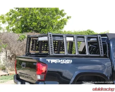 Go Rhino Textured Black Box 2 Mid-Size Trucks XRS Overland Xtreme Rack Chevrolet | GMC | Ford 2005-2023 - 5951000T-02
