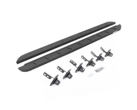 Go Rhino Bedliner Coating RB10 Slim Line Running Boards w/ Mounting Brackets Kit Ford Bronco 2021-2023