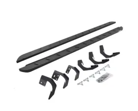 Go Rhino Textured Black RB10 Slim Line Running Boards w/ Mounting Brackets Kit Ram 1500 2019-2022