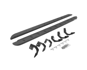 Go Rhino Bedliner Coating RB10 Slim Line Running Boards w/ Mounting Brackets Kit Ram 1500 2019-2023