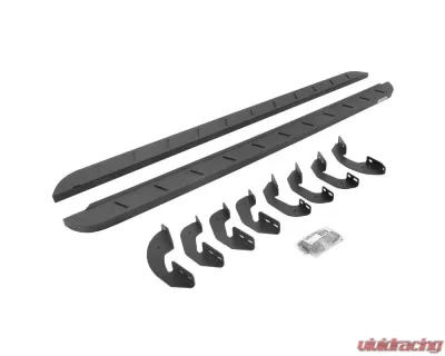 Go Rhino Bedliner Coating RB10 Slim Line Running Boards w/Mounting Brackets Kit Toyota Tundra Double Cab 2022-2024 - 63443580ST