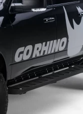 Go Rhino Bedliner Coating RB10 Slim Line Running Boards w/Mounting Brackets Kit Toyota Tundra Crew Max 2022-2024                                     - 63443687T - Image 3