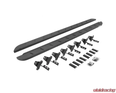 Go Rhino Bedliner Coating RB10 Slim Line Running Boards w/ Mounting Brackets Kit Jeep Gladiator 2020-2023 - 63451687ST
