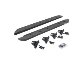 Go Rhino Bedliner Coating RB10 Slim Line Running Boards w/ Mounting Brackets Kit Jeep Wrangler 2007-2018