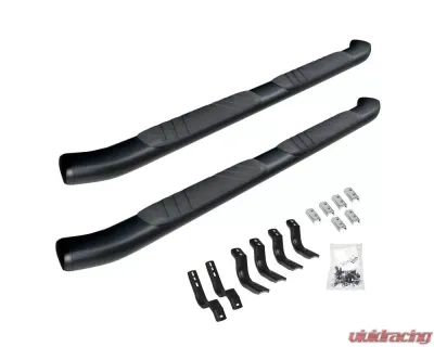 Go Rhino 5" Black OE Xtreme Composite Side Steps w/Mounting Brackets Kit Toyota Tundra 2022-2024 - 685443587CB