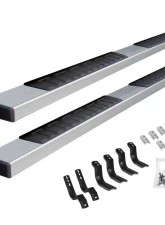 Go Rhino 6" Polished Stainless Steel OE Xtreme II Side Steps w/Mounting Brackets Kit Toyota Tundra 2022-2024                                     - 6862443587PS - Image 2