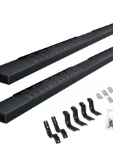Go Rhino 6" Textured Black OE Xtreme II Side Steps w/Mounting Brackets Kit Toyota Tundra 2022-2024                                     - 6862443587T - Image 2