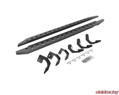 Go Rhino Bedliner Coating RB20 Slim Line Running Boards w/ Mounting Bracket Kit Ram 1500 2019-2022 - 69430687ST