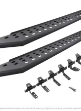 Go Rhino Textured Black RB20 Running Boards w/Mounting Brackets Kit Toyota Tundra Double Cab 2022-2024                                     - 69443580PC - Image 6