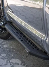 Go Rhino Bedliner Coating RB20 Running Boards w/Mounting Brackets Kit Toyota Tundra Double Cab 2022-2024                                     - 69443580T - Image 4