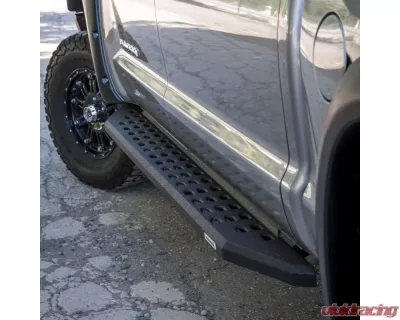Go Rhino Bedliner Coating RB20 Running Boards w/Mounting Brackets Kit Toyota Tundra Double Cab 2022-2024 - 69443580T