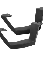 Go Rhino Textured Black RB10 Running Boards w/Brackets 2 Pairs Drop Steps Kit Toyota Tundra Crew Max 2022-2024                                     - 6944368720PC - Image 3